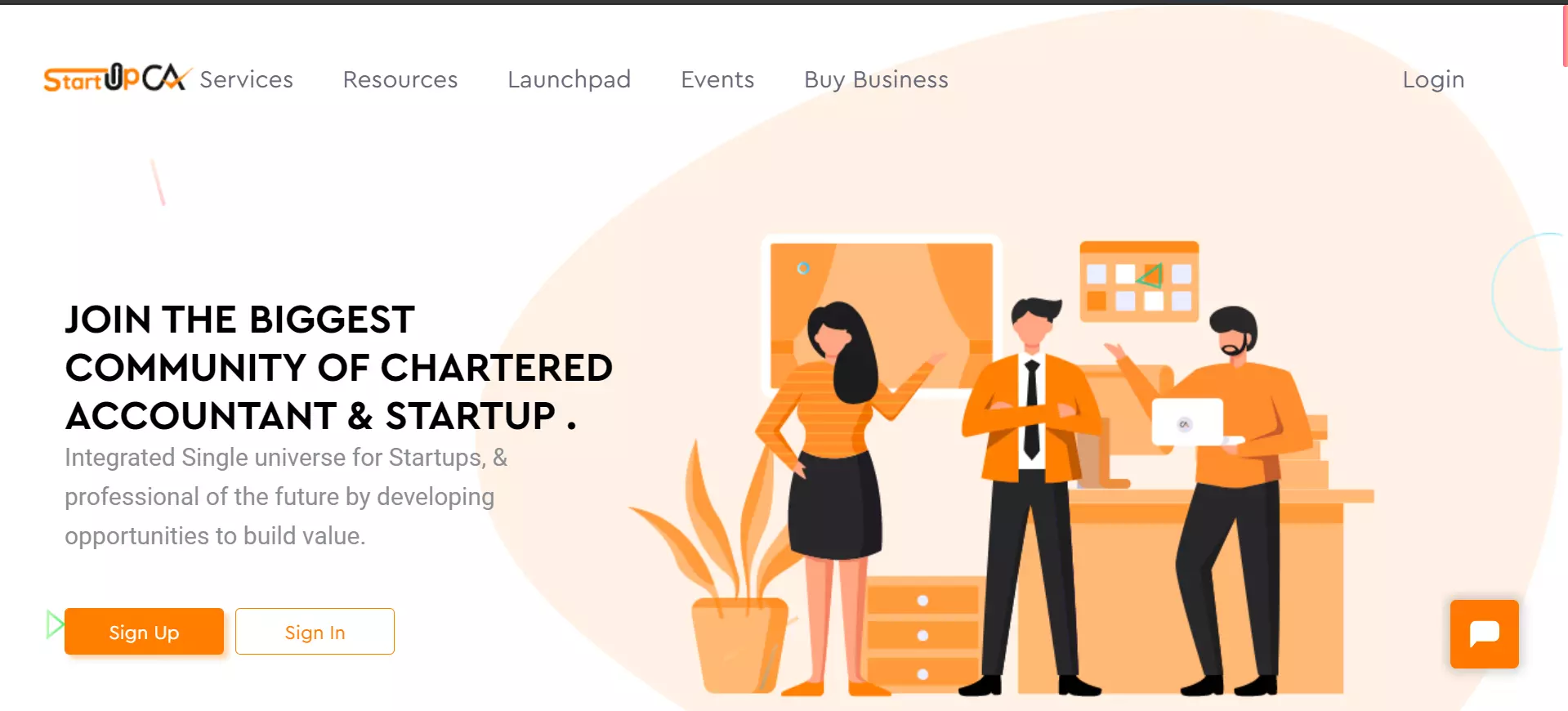startupca project made by srchout software