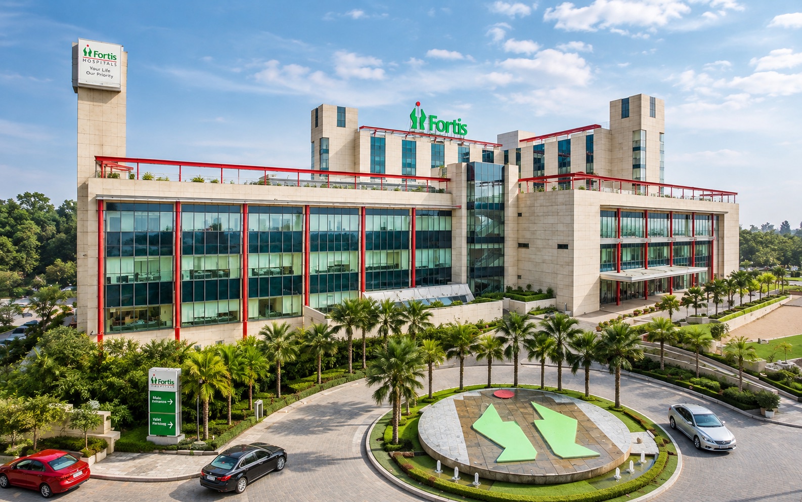 Fortis hospital exterior