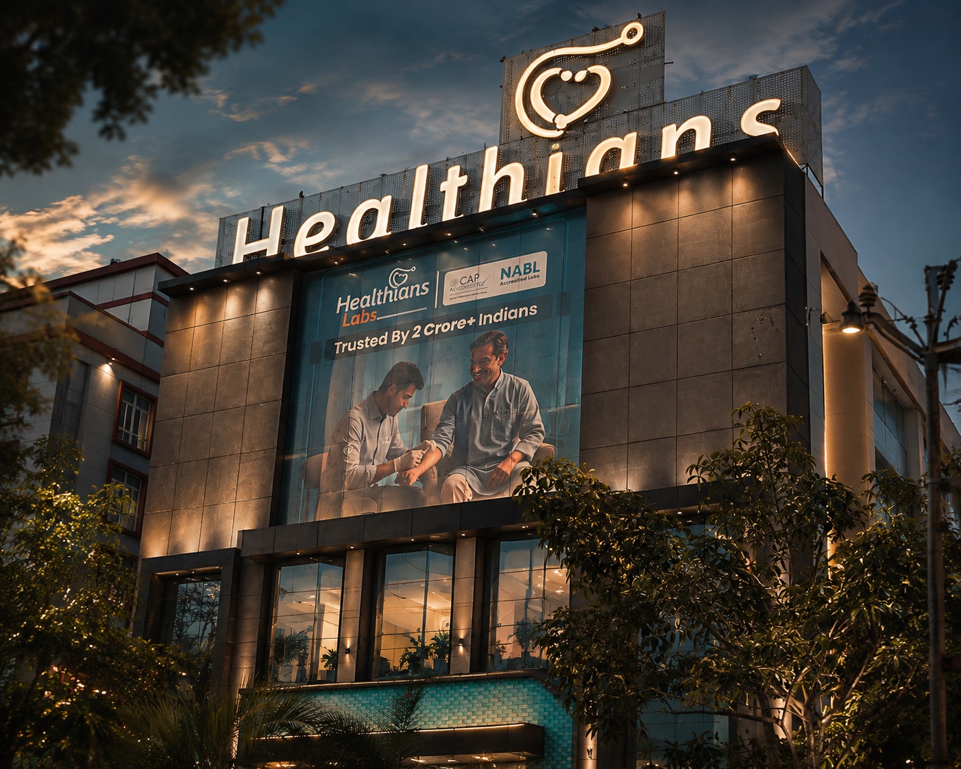 Healthians Labs building