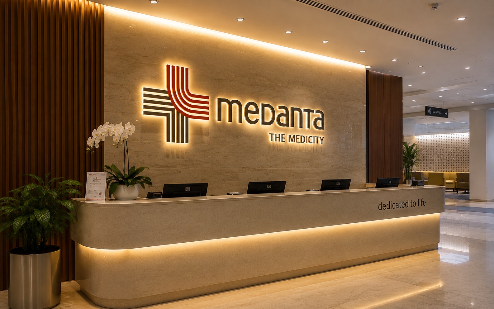 Medanta reception