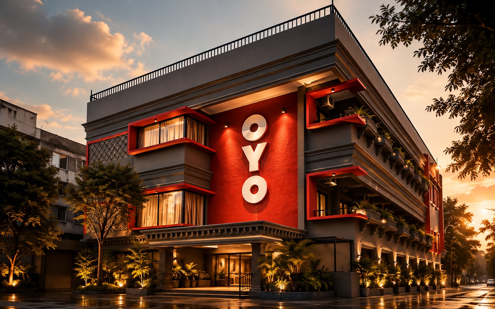 OYO hotel exterior